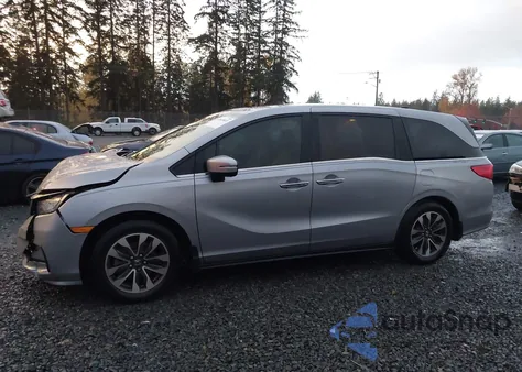 2022 Honda Odyssey Ex-L из США, поврежденный, VIN 5FNRL6H71NB029549
